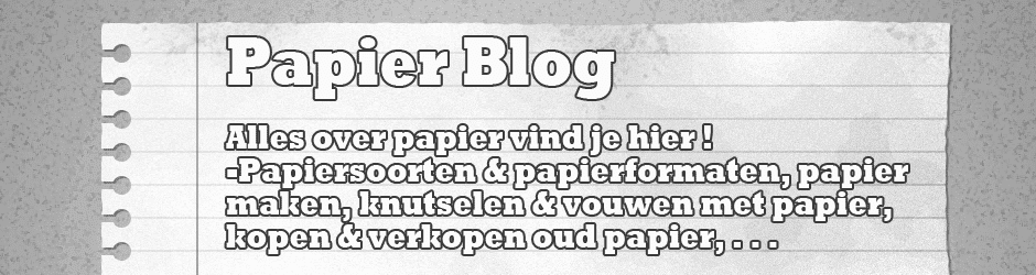  Alles over papier