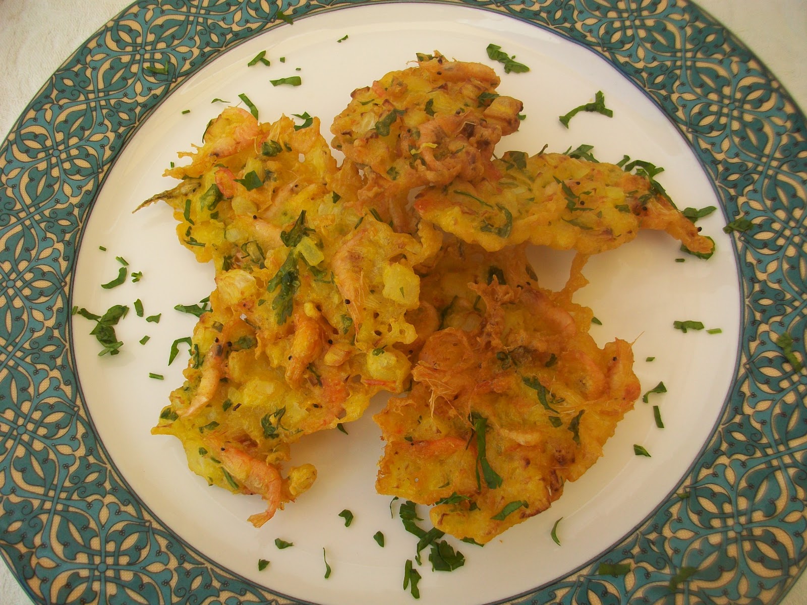 Aprendiendo a Cocinar TORTILLITAS DE CAMARONES