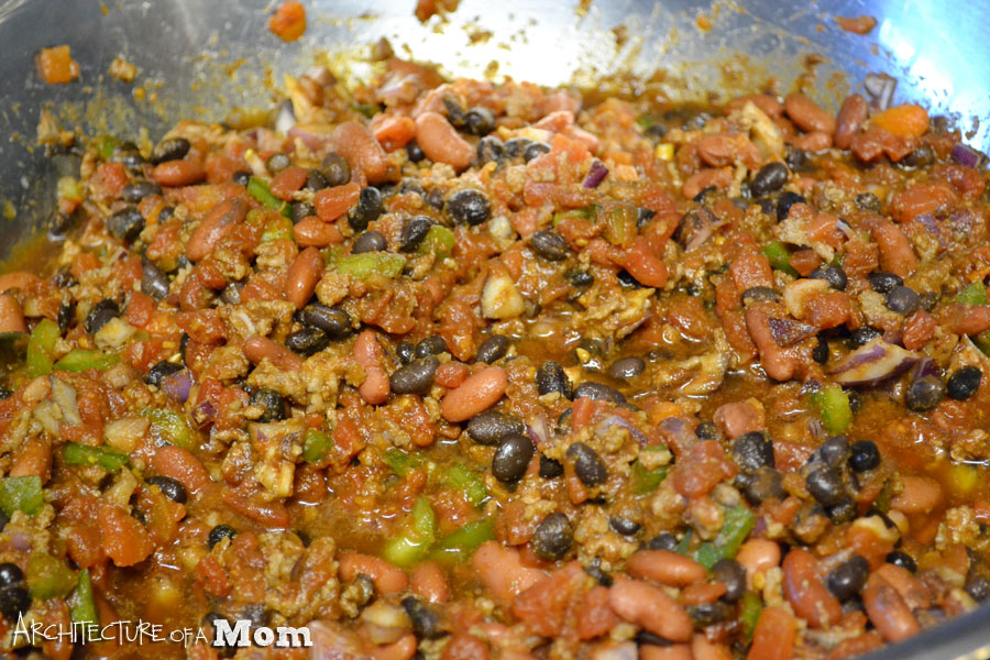 Architecture of a Mom Crockpot Chili with Cocoa