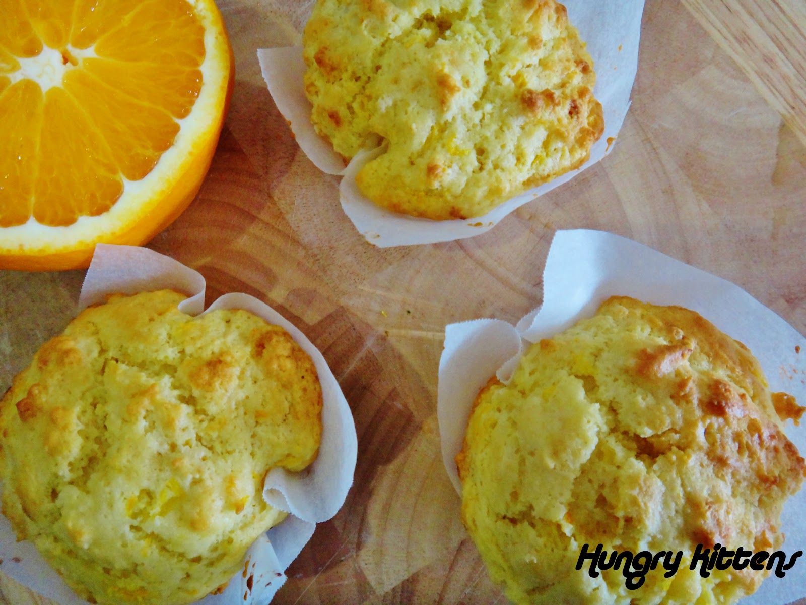 Hungry Kittens Nigella Lawson's Orange Breakfast Muffins