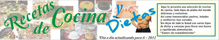 Recetas de Cocina Y Dietas