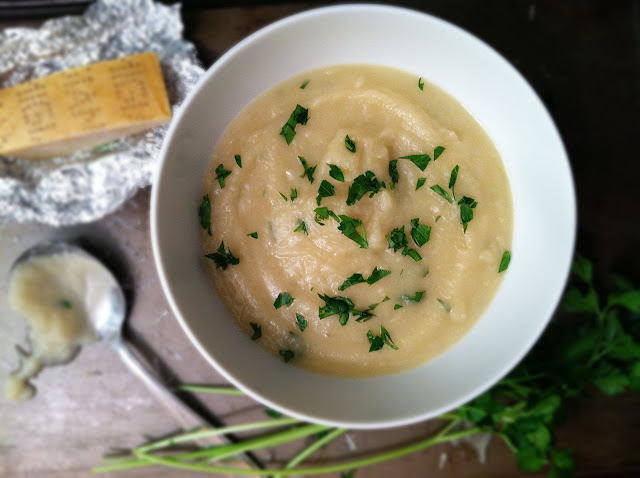 Potato Soup with Smothered Onions