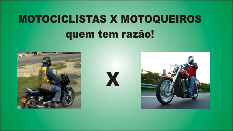 Motoqueiro ou motociclista ?