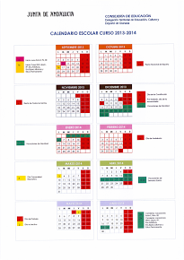 CALENDARIO ESCOLAR 2013-2014