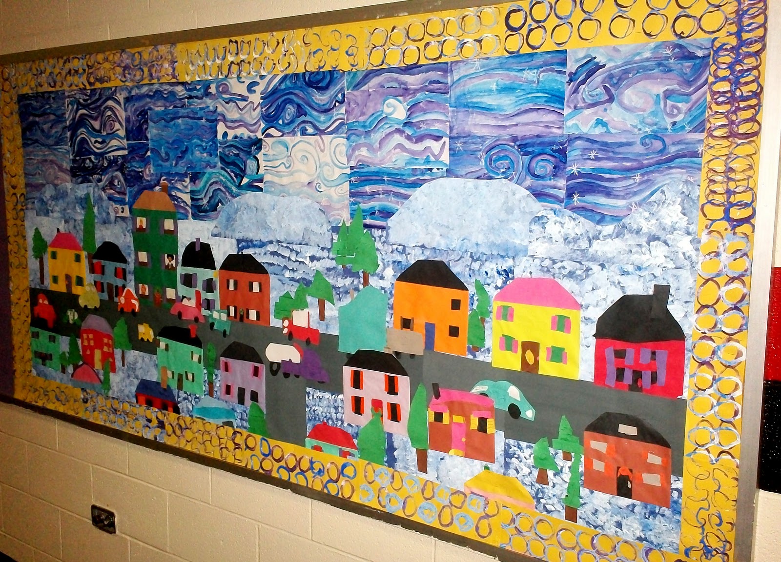 Art With Mr. E Winter Mural K 2nd