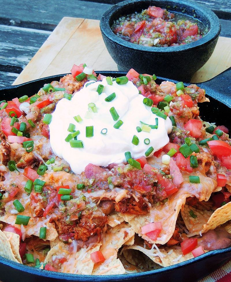 Quick and Easy Shredded Chicken Nachos Bobbi's Kozy Kitchen