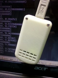 Vaの日記 Usb温度 湿度計モジュール Usbrh をpythonで使う