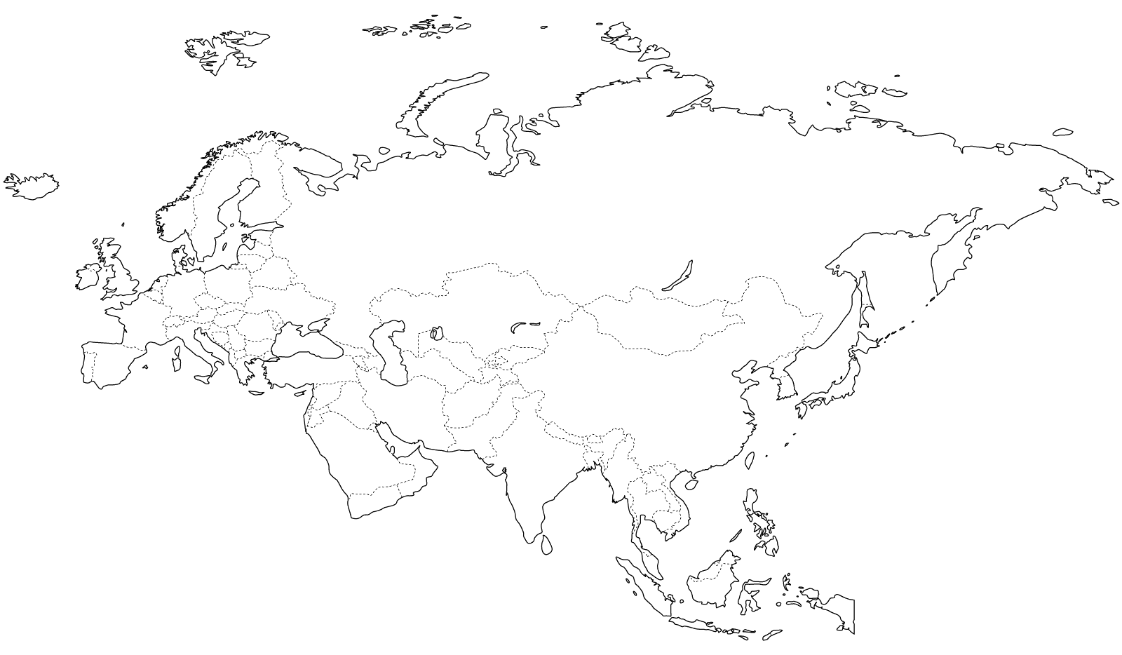 Grenze europa asien landkarte