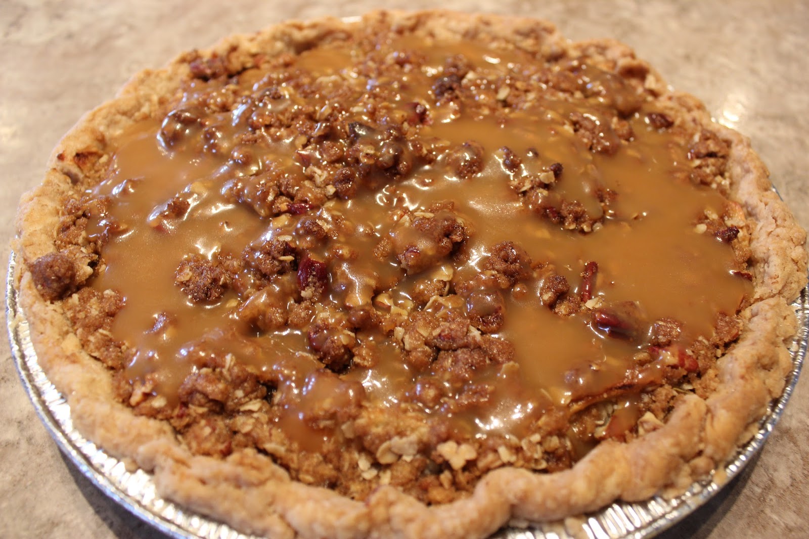 Sisters Luv 2 Cook Salted Caramel Apple Pie