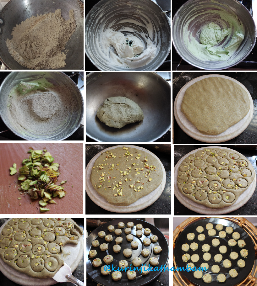 Pearl Millet Flour Pista / Kambu Pista Cookies Kurinji Kathambam