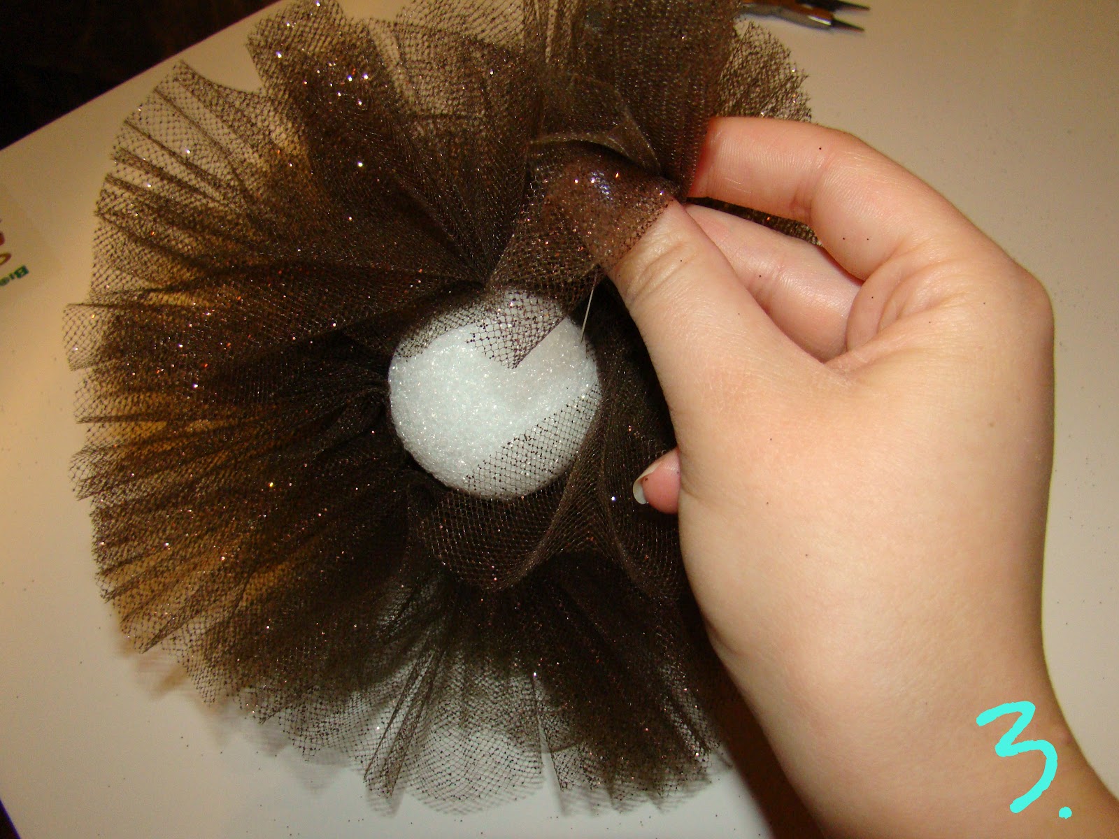 Anatomy of a Craft Tulle PomPoms
