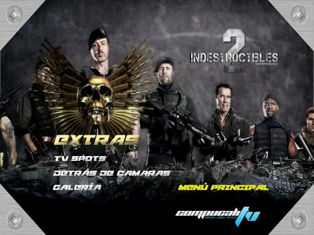 Los Mercenarios 2 DVDR NTSC Español Latino Menu Full 2012 