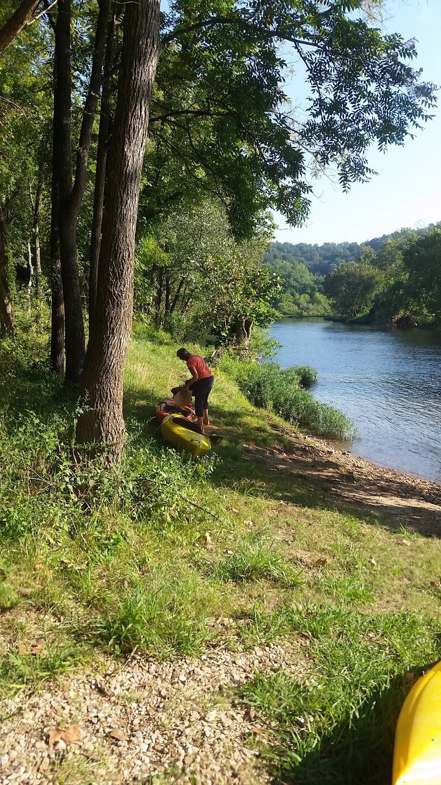 'New to Me' 15 kayakers on the Elk River, Noel Missouri