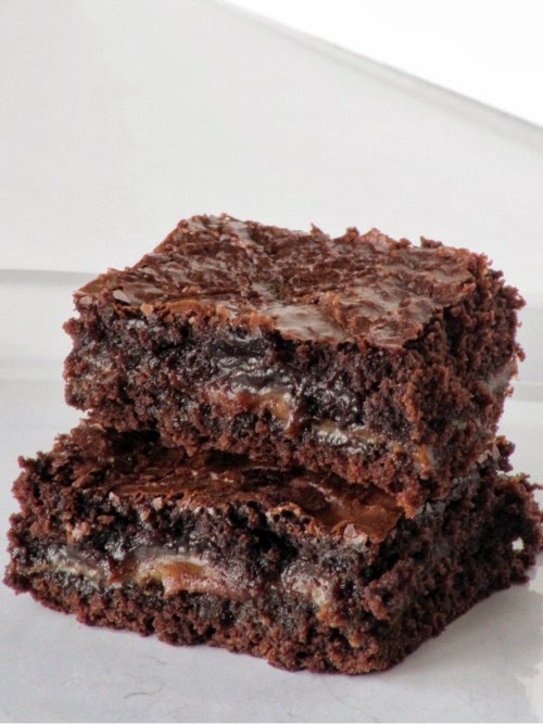 Once Upon A Chocolate Life Chocolate Caramel Brownies Recipe