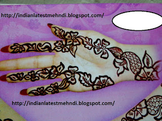 flower mehndi designs 2013 for hands 2