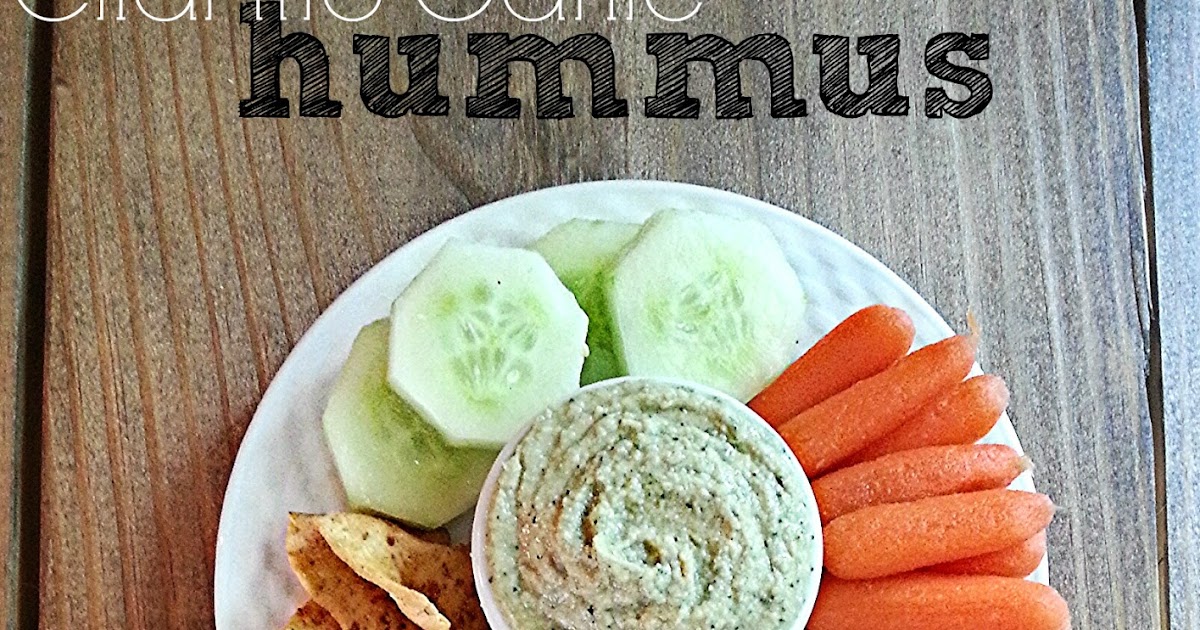The Unmarried Life Garlic Cilantro Hummus