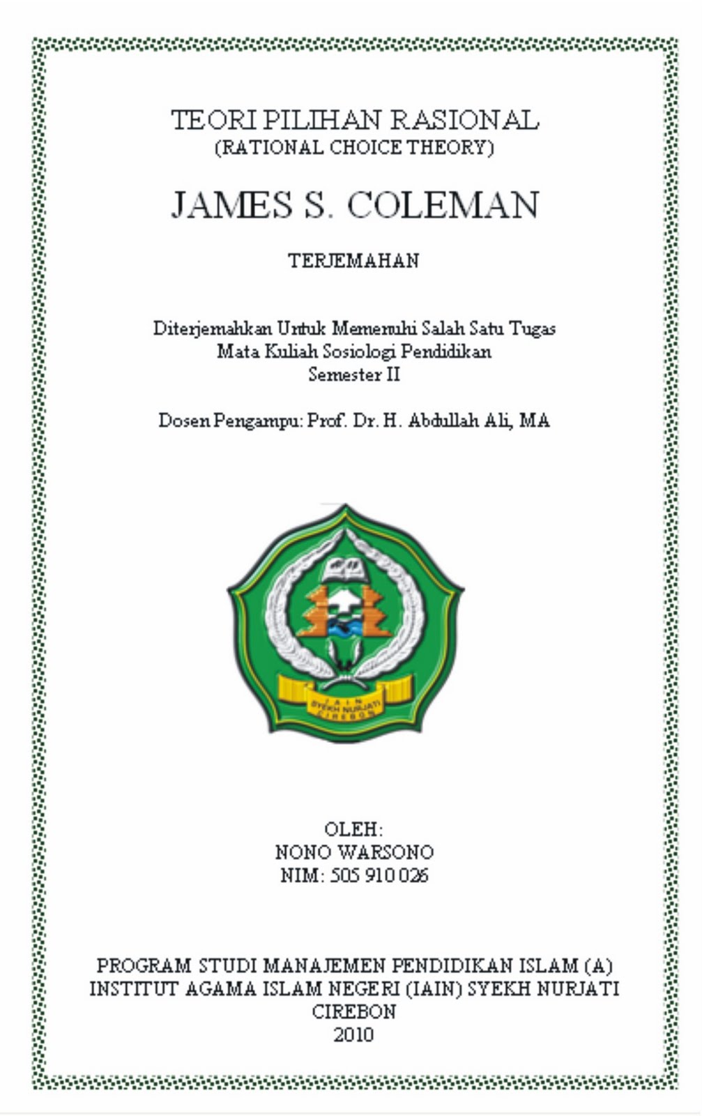 Application writing to municipal corporation