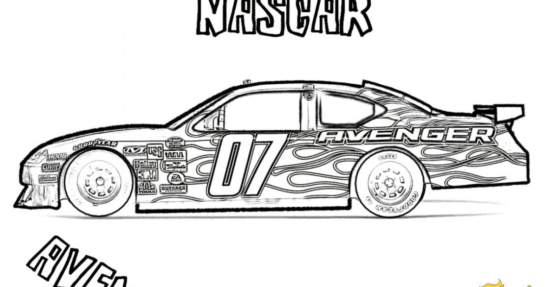 Nascar Side View Drawing | Wallpapers Gallery