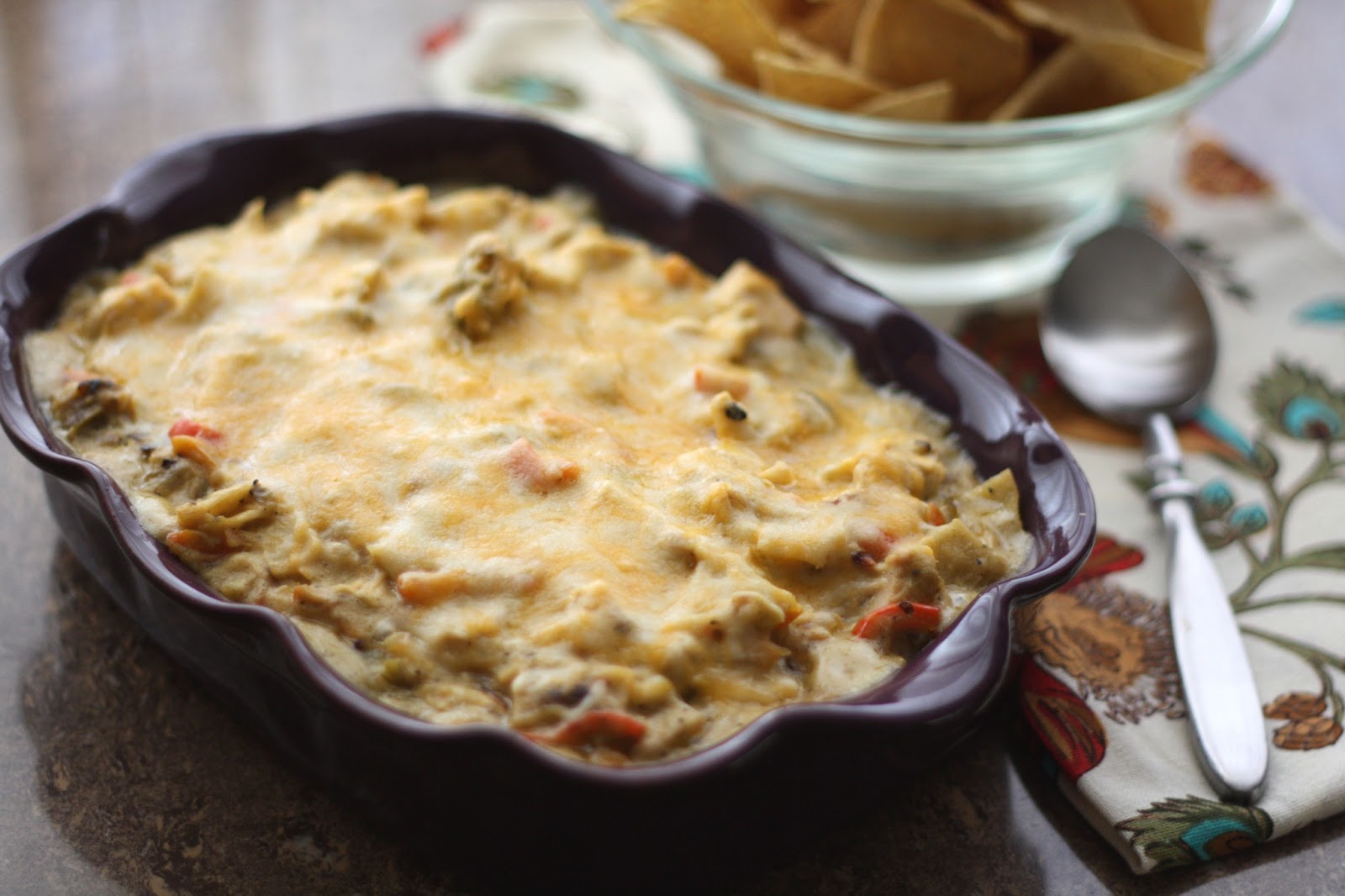 Barefeet In The Kitchen Chicken Enchilada Dip