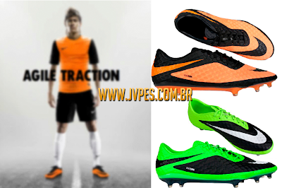 Vapor. Nike Hyper Venom Phantom 2013. Chuteiras para o PES 2013