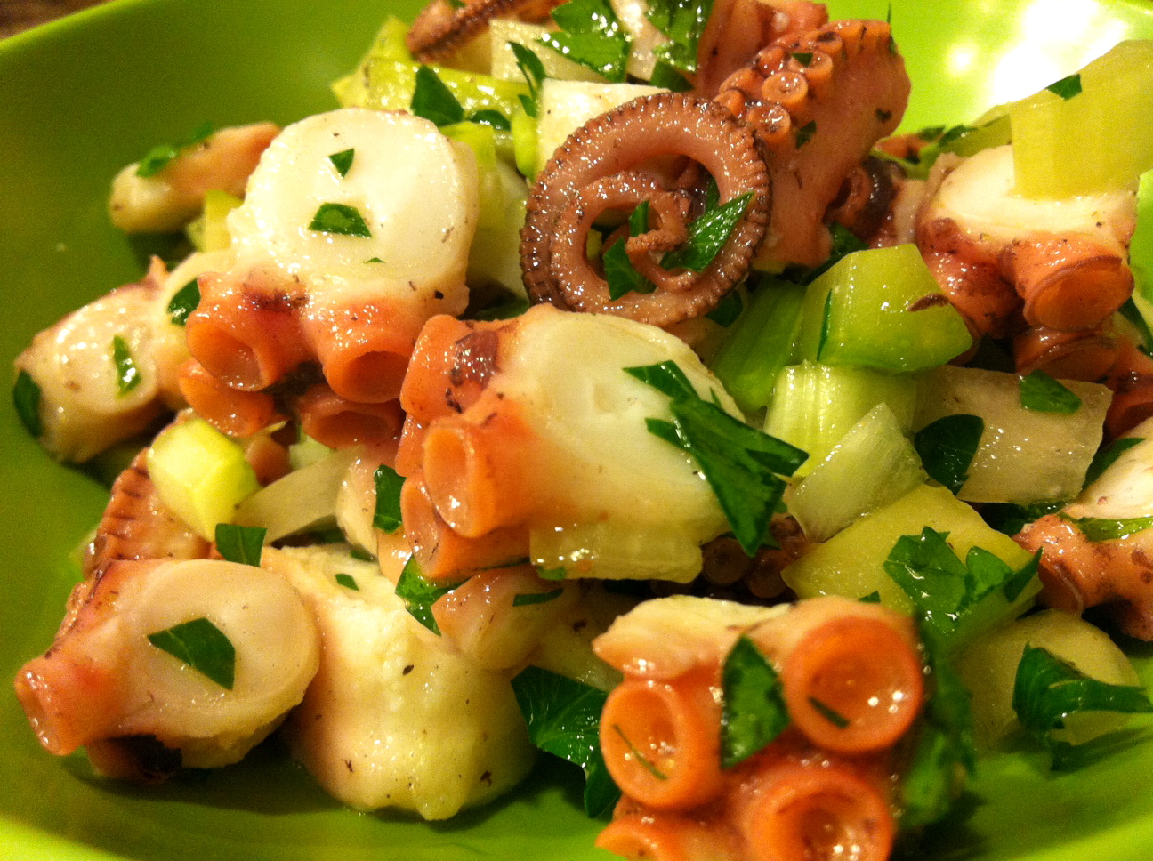 Eat Right on the Reg Fresh Octopus Salad