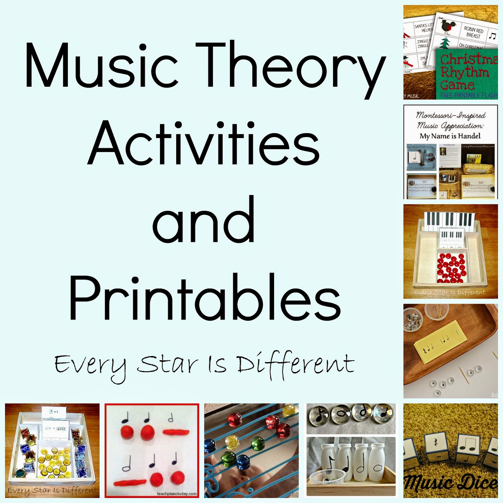 Music Theory Activities and Printables