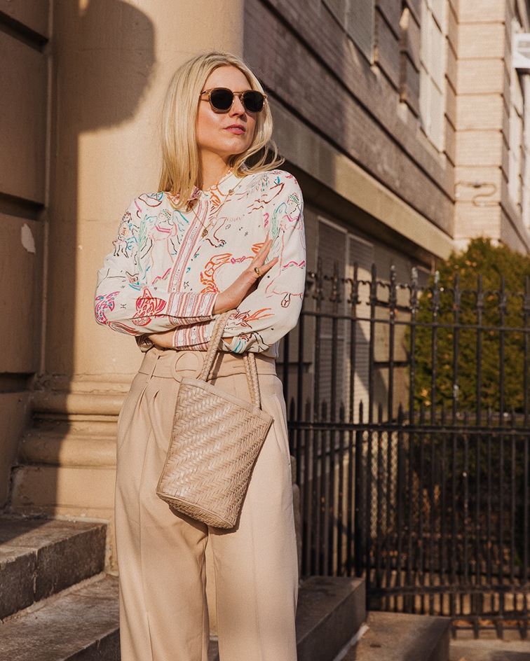 sezane zodiac astrology blouse, stella mccartney faux fur coat, nanushka boots, bembien braided leather bag, warby parker x chloe sevigny tate sunglasses sezane zodiac astrology blouse, stella mccartney faux fur coat, nanushka boots, bembien braided leather bag, warby parker x chloe sevigny tate sunglasses
