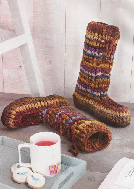 Botas a Crochet