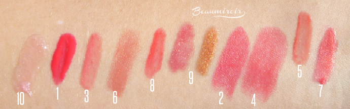 My 10 favorite lip colors for summer - 10 best high-end lipsticks and lipglosses: swatches