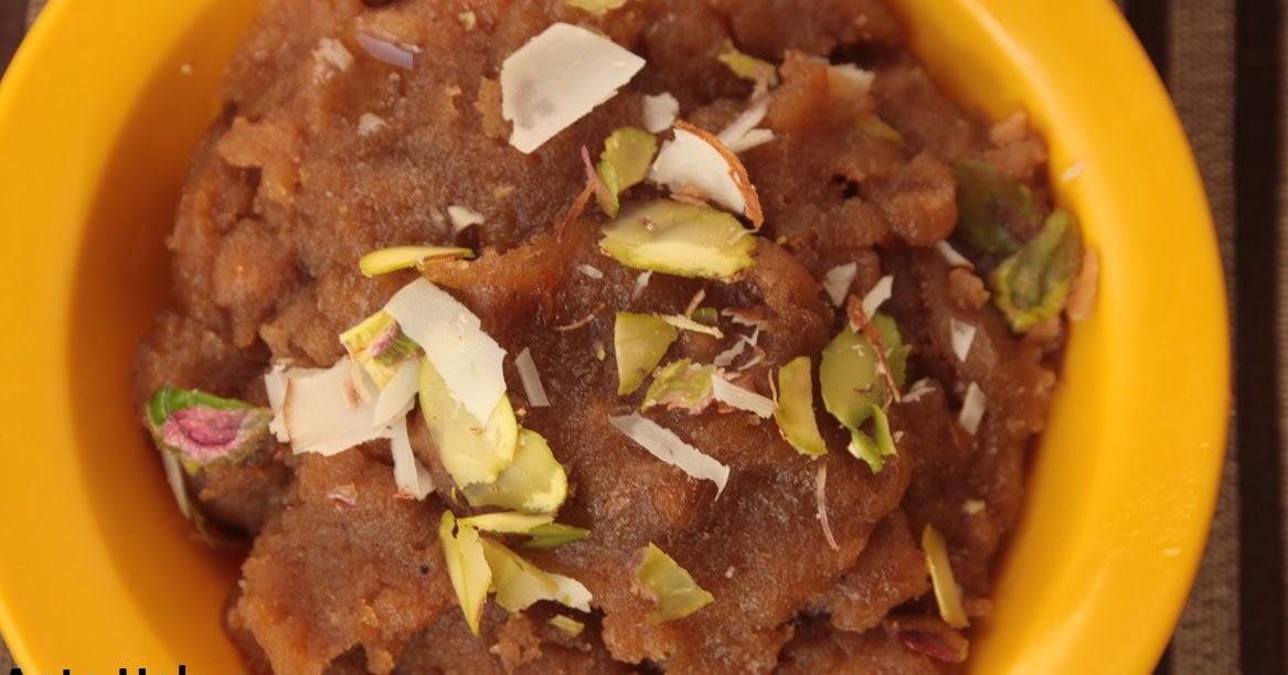 a2zindianrecipes Aata Halwa / Wheat Flour Halwa