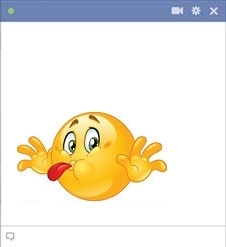 Tongue Sticking Out Emoticon For Facebook