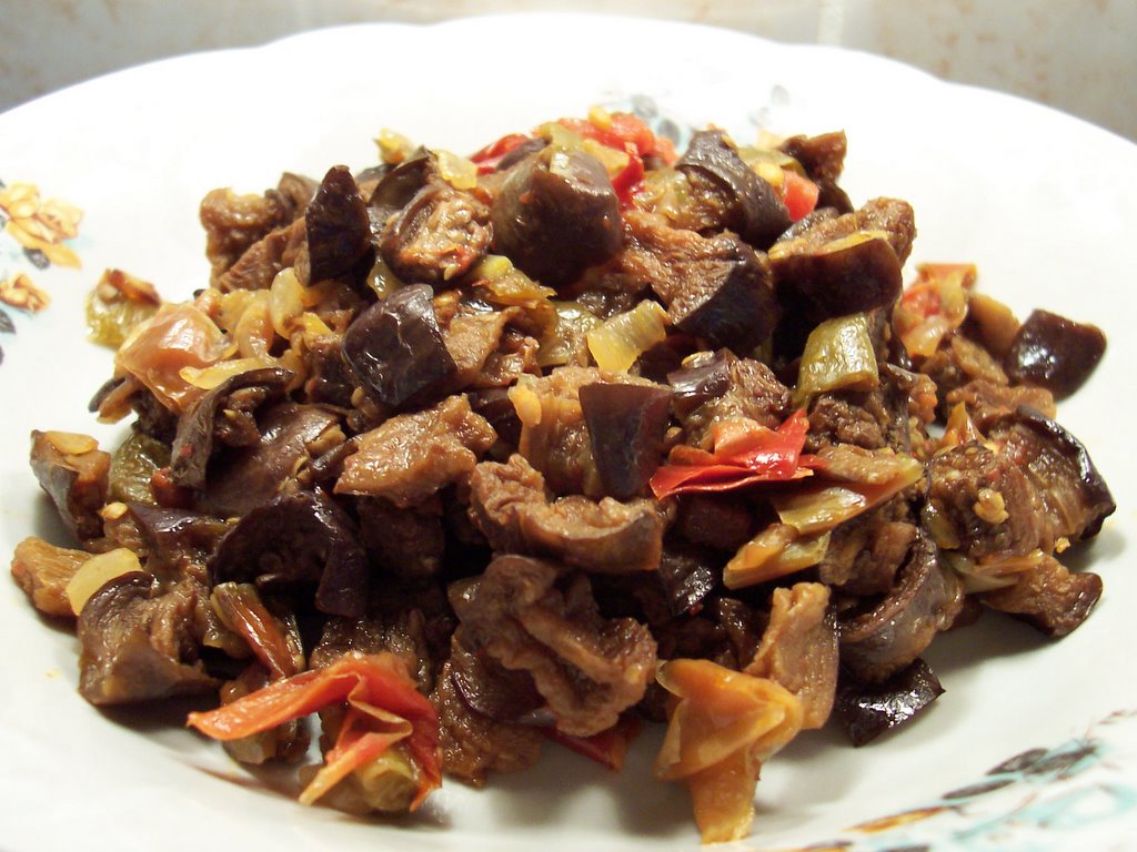 Kuru Patlıcan Yemeği Sibel�in Kahvesi