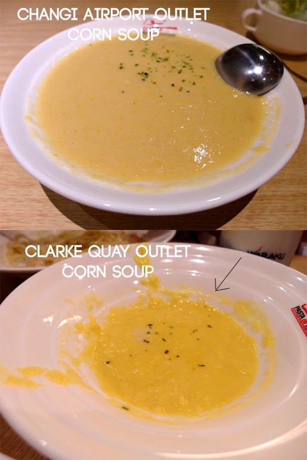 Pasta De Waraku Restaurant Clarke Quay The Central Outlet Japanese Food Corn Soup Review lunarrive blog Singapore
