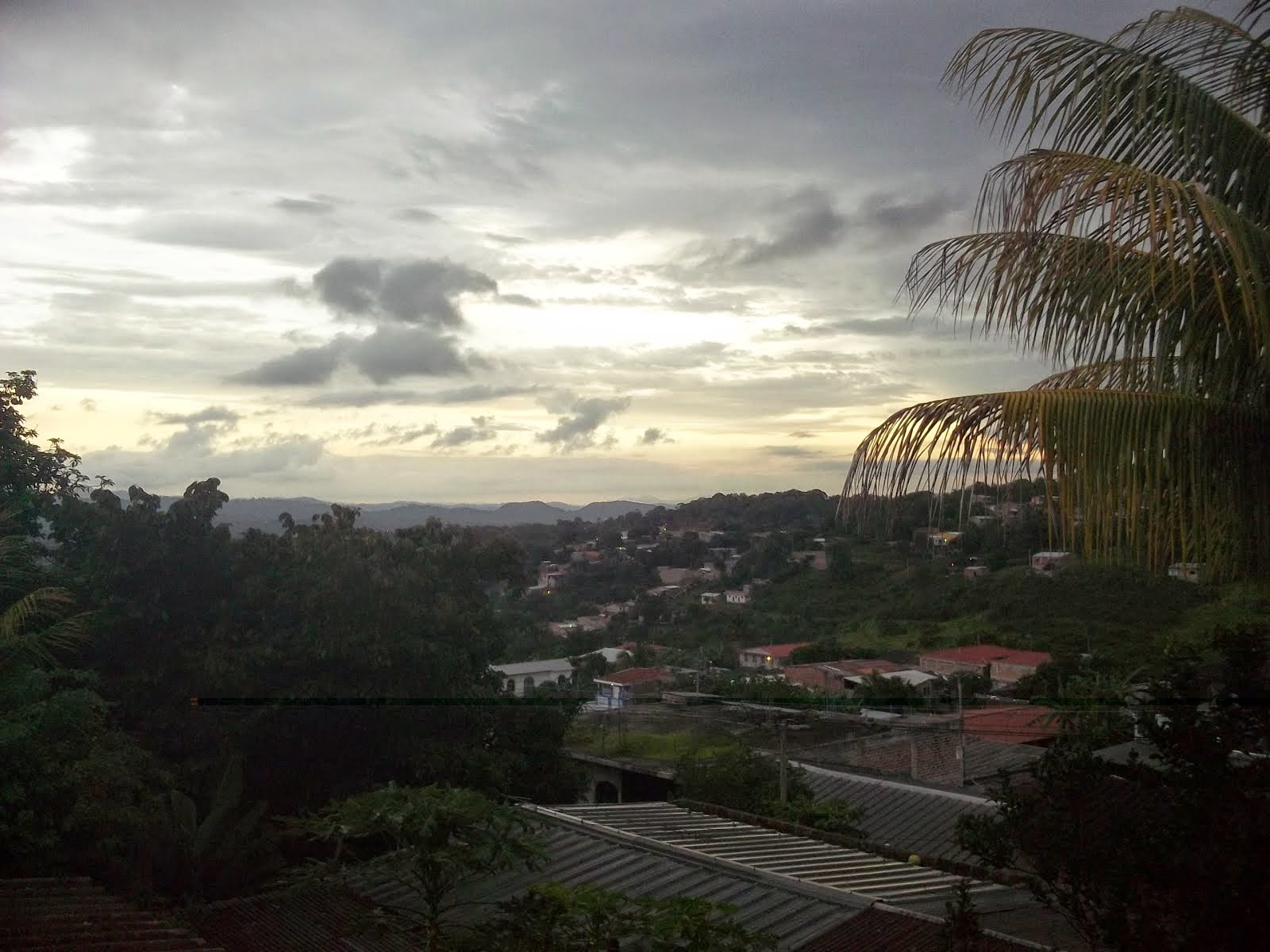 sunset in El Salvador