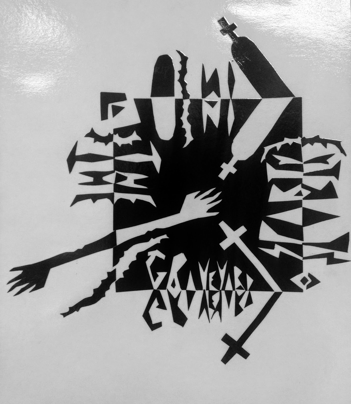 Sylvandale Middle School Art Class Japanese Notan Design