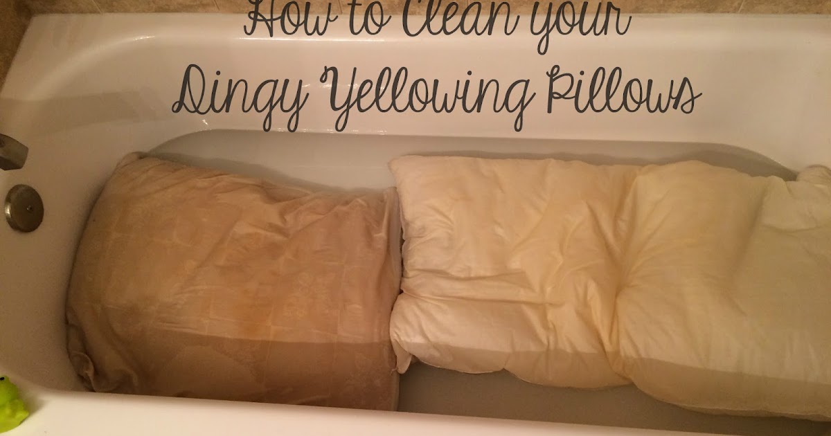 That's me.. Caitie B How To Wash Your Dingy Yellowing Pillows