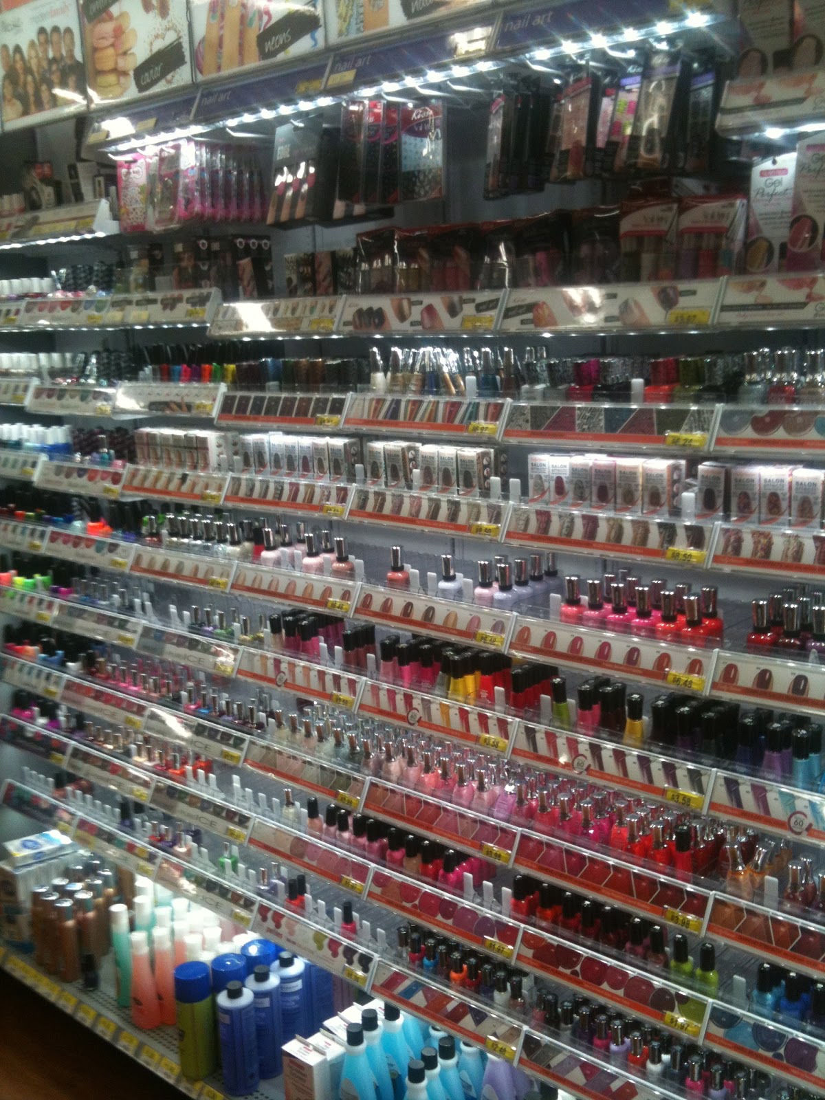 Oh Three Oh Four Walmart's New Nail Aisle