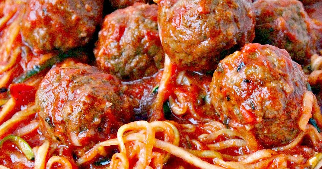 One Pot Meatballs and Zoodles (Zucchini Noodles) Manila Spoon