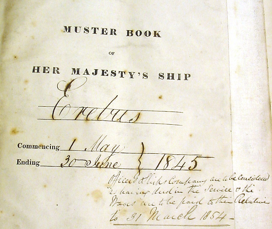 VISIONS OF THE NORTH Still Missing Erebus and Terror