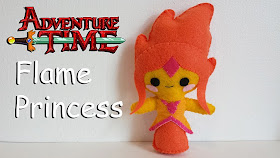 How to Make an Adventure Time Flame Princess plushie tutorial