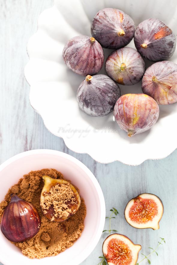 A Kitchen With No View Caramelized figs with mascarpone and maple syrup