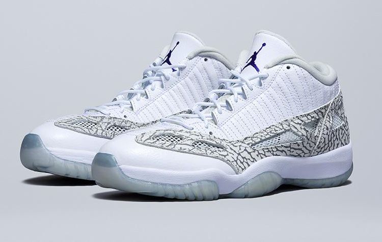 THE SNEAKER ADDICT: Air Jordan 11 IE Low Cobalt 2015 Retro Shoe Available (Detailed Review)