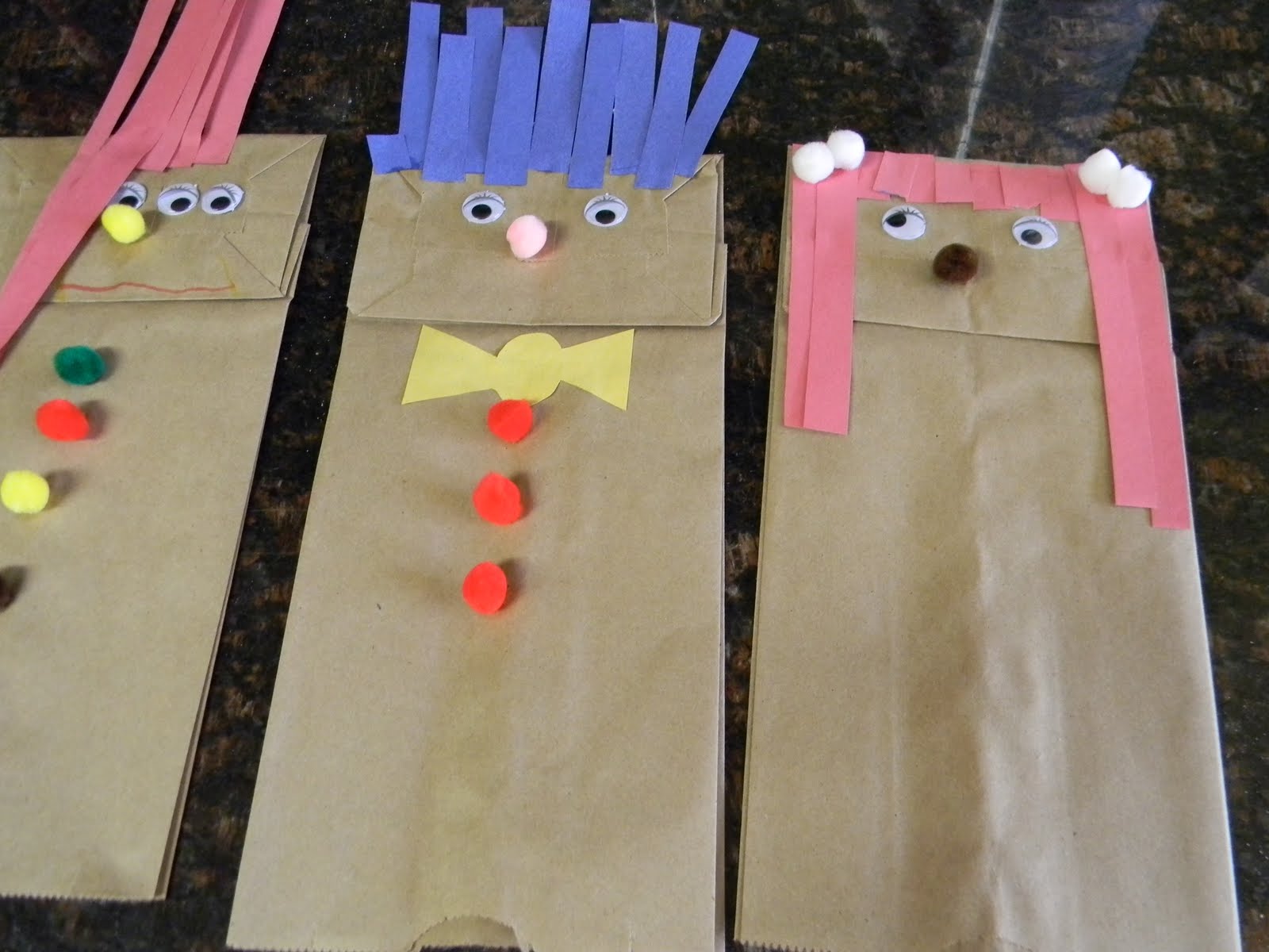 puppets Paper bag puppets, Paper bag, Puppets