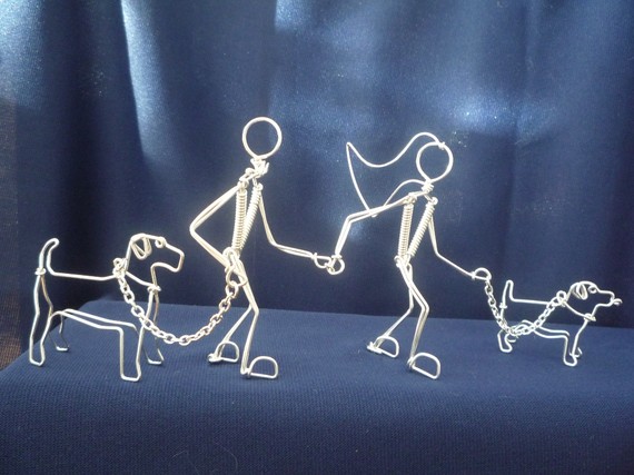 I love the wire crafted cake toppers found on Etsy and they can be