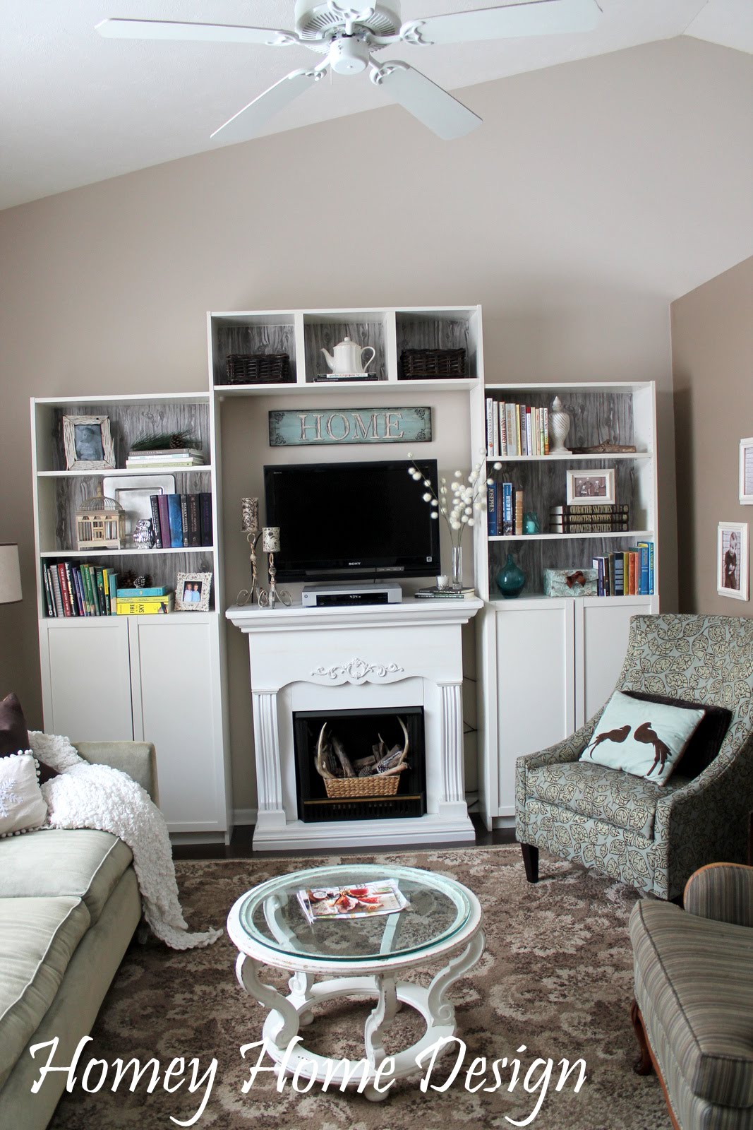 homey home design Another Living Room Update