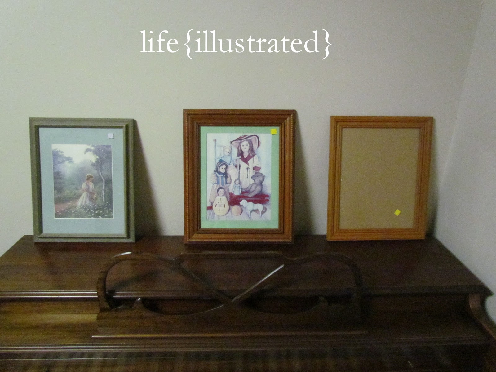 life {illustrated} Goodwill Gallery Wall