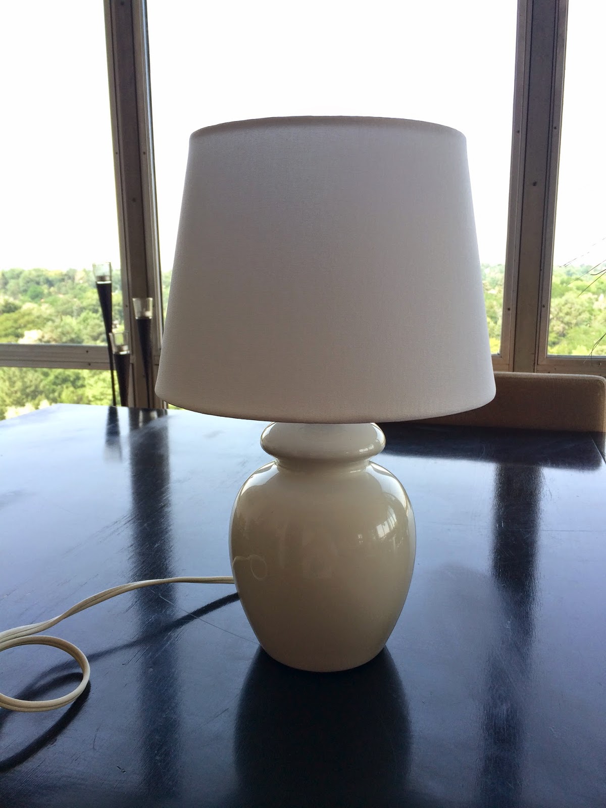 Dyeing to Make Dip Dyed Lampshade