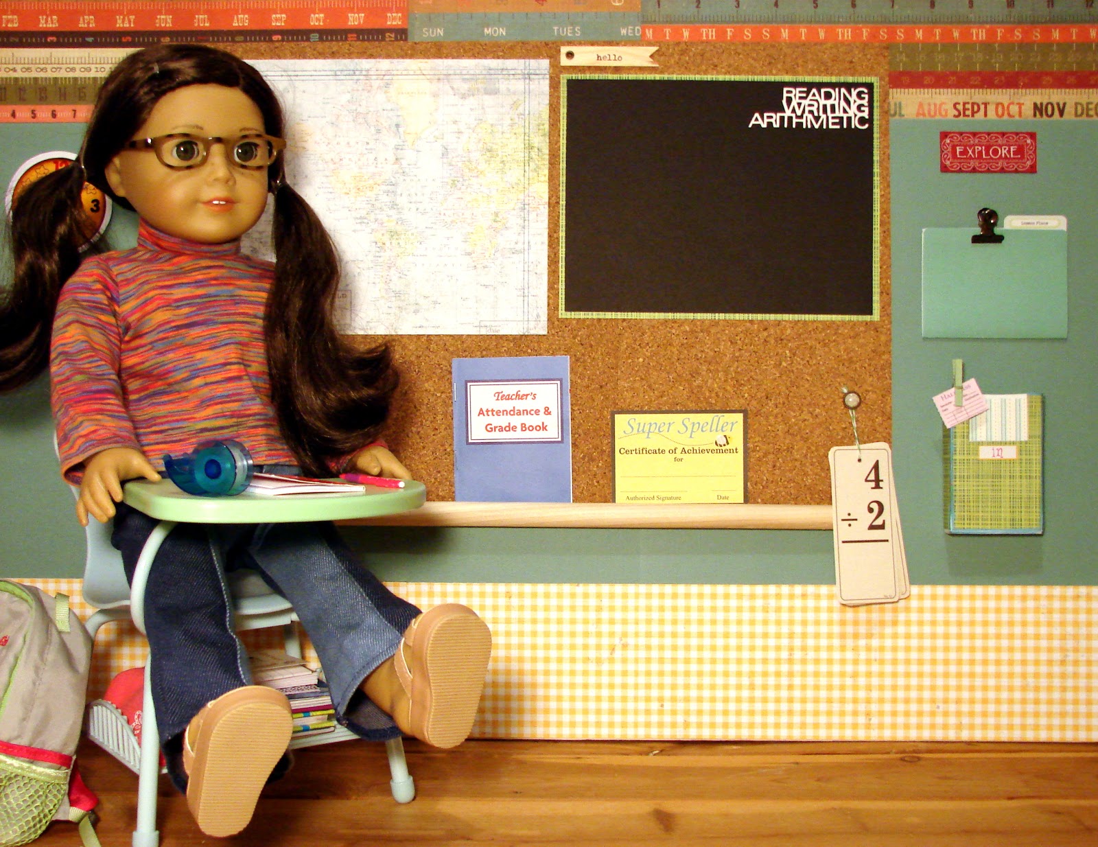 American Girl Doll Play Creating a Doll Classroom