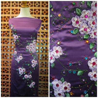 Murah: Sulaman Craft - Kain Sulam Bukit Tinggi - Sulam Berlin - 2013