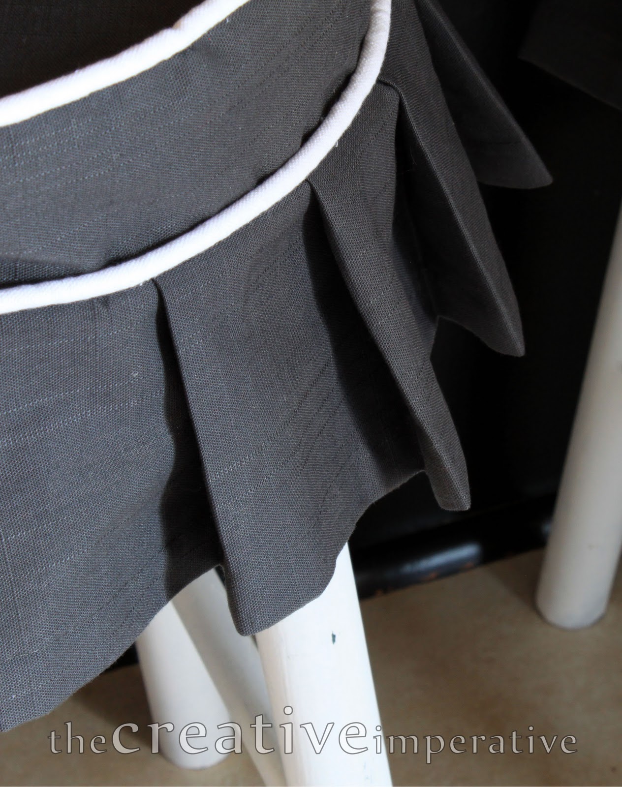 The Creative Imperative Skirted Bar Stool